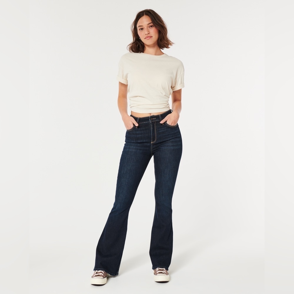 Hollister‎ Curvy High Rise vintage Flare Jeans